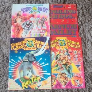 Vtg 1980s Ringling Bros/Barnum & Bailey Magazines